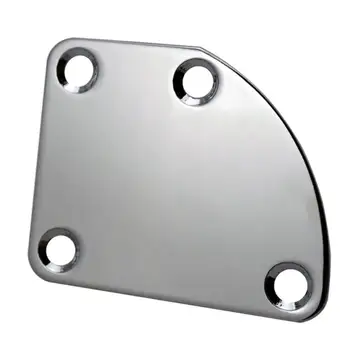 

Stainless Steel Electric Guitar Neck Plate Unfilled Corner Bass Guitar Neck Strength Connecting Board Joint Plates Guitar Parts