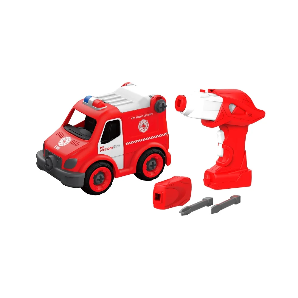 Карета скорой помощи сборная SHANTOU BHX TOYS CO с пультом ДУ