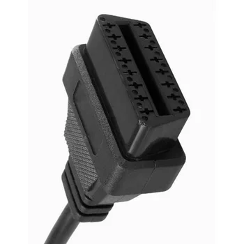 

1pc Adapter cable Diagnostic For Honda Auto Accessory Black 5Pin to 16Pin