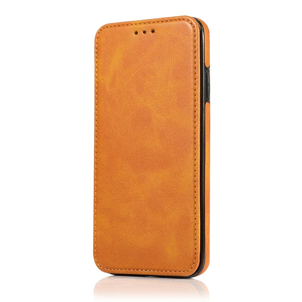 Light Brown S10 S10+ Магнитный Премиальный кожаный чехол-книжка чехол для samsung Galaxy S10e с держателем для карт Стенд чехлы для телефонов - Цвет: Light Brown