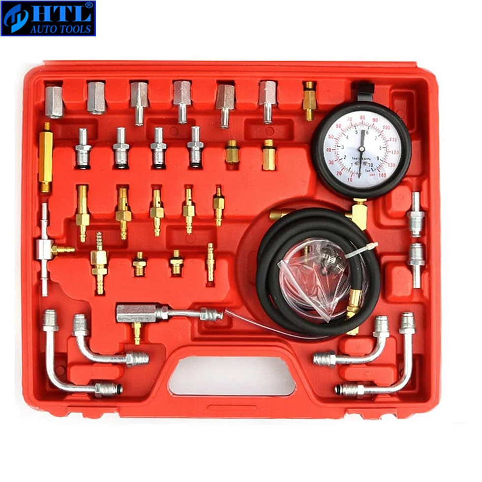 Automotive TU-443 Deluxe Manometer Fuel Pressure Gauge Engine Testing Kit Fuel