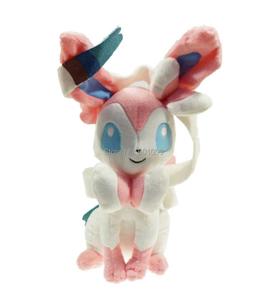 EMS 50/лот 9 видов стилей Sylveon Umbreon Flareon Vaporeon Jolteon Eevee Espeon Leafeon Glaceon 30 см Плюшевые игрушки куклы