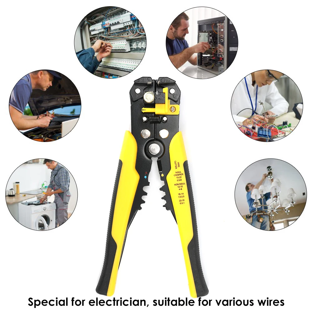 Инструмент для зачистки с клемм комплект Многофункциональный кабель для зачистки проводов резак обжимные плоскогубцы для зачистки инструмент для обжима