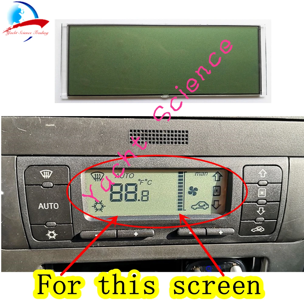Air Conditioning LCD Screen Display Heating Climate Control Panel For Seat Leon Toledo Pixel Repair lcd display navigation touch screen