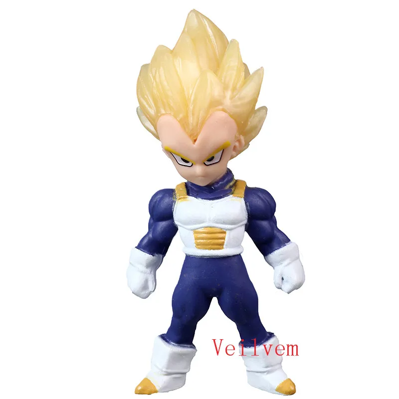 Dragon Ball Z Resurrection F Golden Frieza freeza морозильник против Гоку фигурка модель игрушки ПВХ Коллекционная кукла - Цвет: 8cm MINI size DRX17