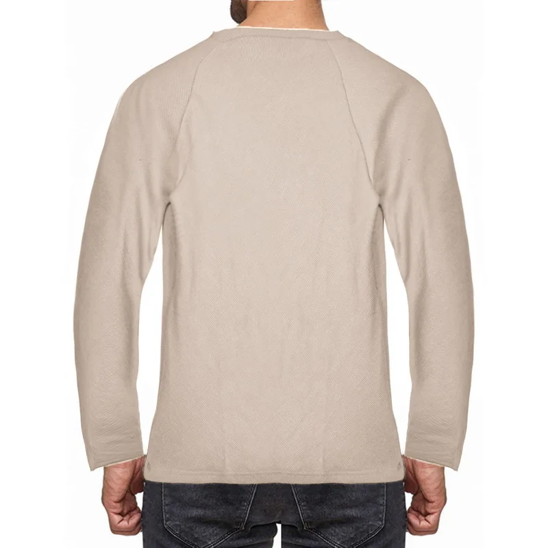 Litthing Для мужчин свитера осень-зима модные Повседневное Slim Fit Хлопок, трикотажные свитера, пуловера Для мужчин брендовая одежда, трикотажная одежда