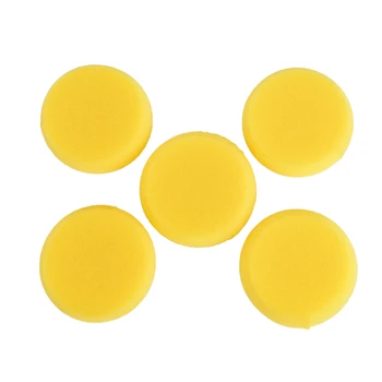 

5pcs/lot Craft Clay Pottery Sculpture Cleaning Tool Round yellow Painting Sponge For Art Drawing