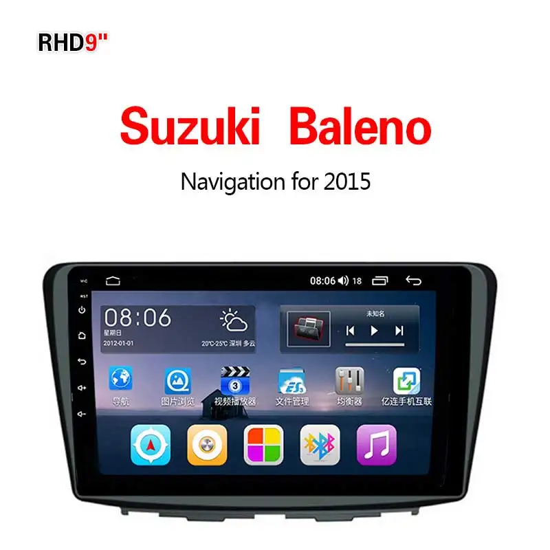 4G8core64G Lionet gps навигация для автомобиля Suzuki Baleno 9 дюймов RS2004X - Размер экрана, дюймов: 4G8core64G