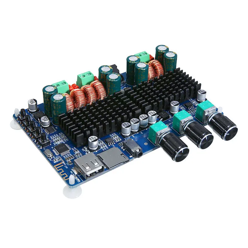 2,1 канал аудио усилители доска TPA3116 2x50 Вт+ 100 Вт bluetooth цифровой сабвуфера усилителя звука платы для динамика