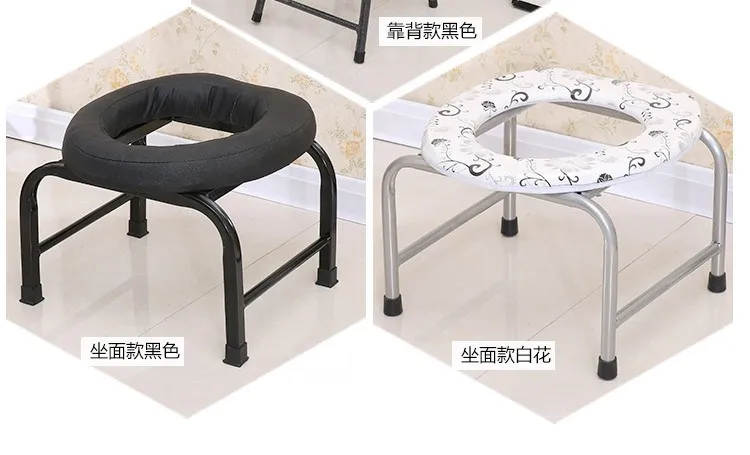 Складной стул для пожилых мужчин, стул для беременных женщин, поддон для взрослых, стул для туалета, мобильный унитаз из нержавеющей стали