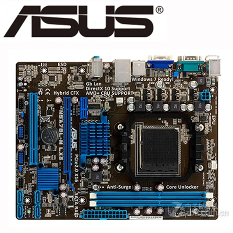 

ASUS M5A78L-M LX3 Motherboard M5A78L-M-LX3 Systemboard M5A78L Socket AM3+ DDR3 16GB For AMD 760G/780L Desktop Mainboard Used