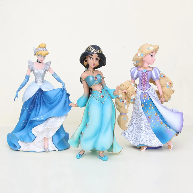 

19cm Princess figure toy Princess tangled rapunzel Cinderella Aladdin Peincess PVC Action Figure Model Toys