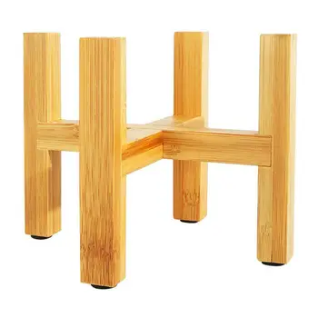 

Bamboo Plant Stand Flower Pot Holder Indoor Outdoor Home Decoration Durable Flowerpot Display Rack (Plant Pot NOT Included)