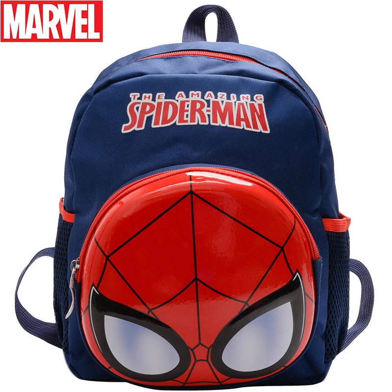Marvel Brand Cartoon Spiderman Fashion Backpack Bags For Girls Cute Superhero Nylon Handbags Boys Large Capacity Schoolbags Gift