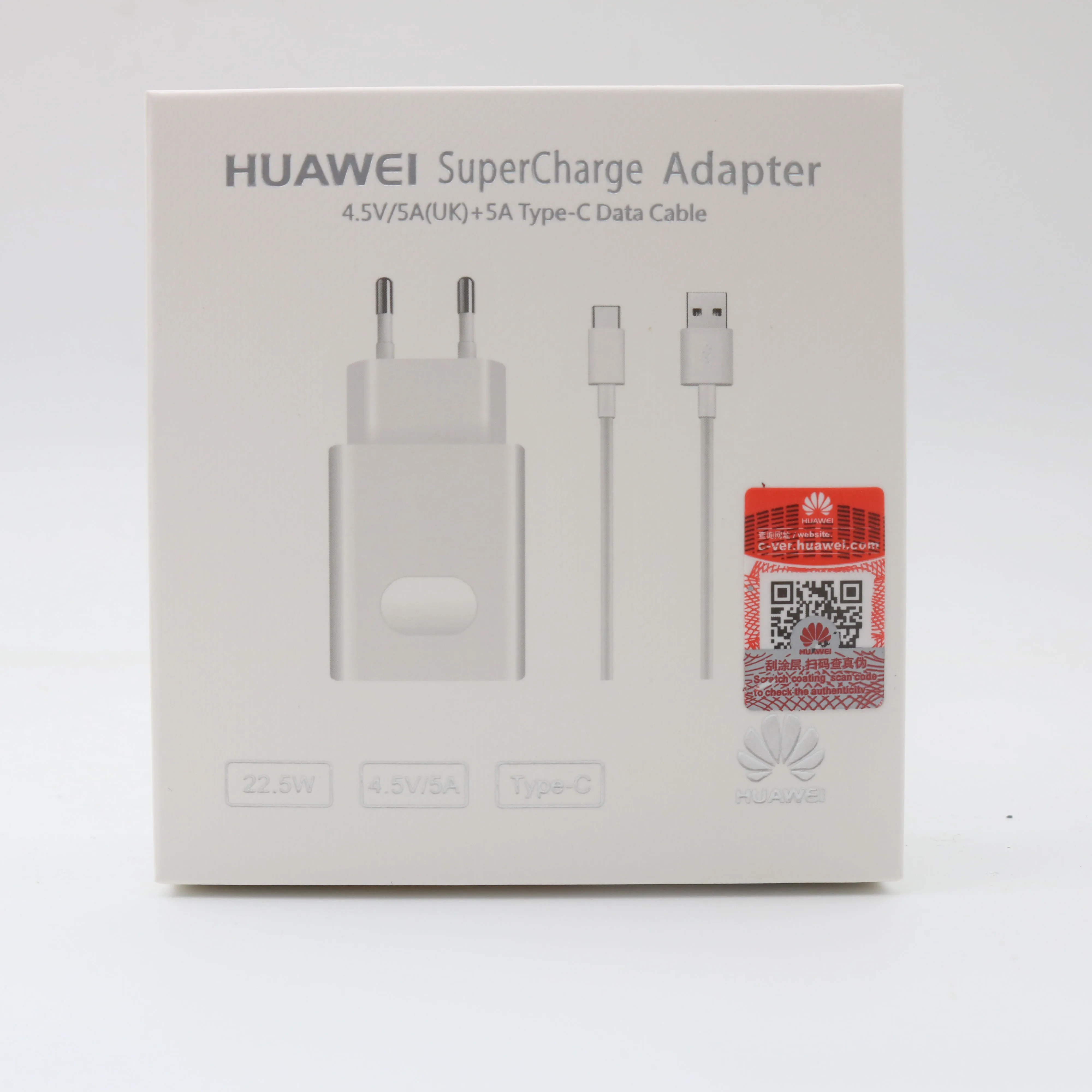 HUAWEI Оригинальное быстрое зарядное устройство mate 9 10 mate 20 Pro P20 Supercharge Быстрый дорожный настенный адаптер 4.5V5A/5V4. 5A type-C 3,0 USB кабель