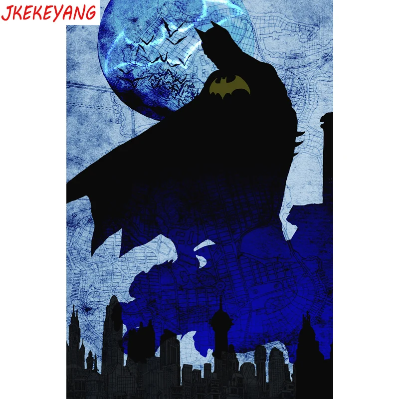 

5D DIY square/round Diamond painting Batman Cross Stitch Diamond Embroidery Pattern Rhinestone J2200