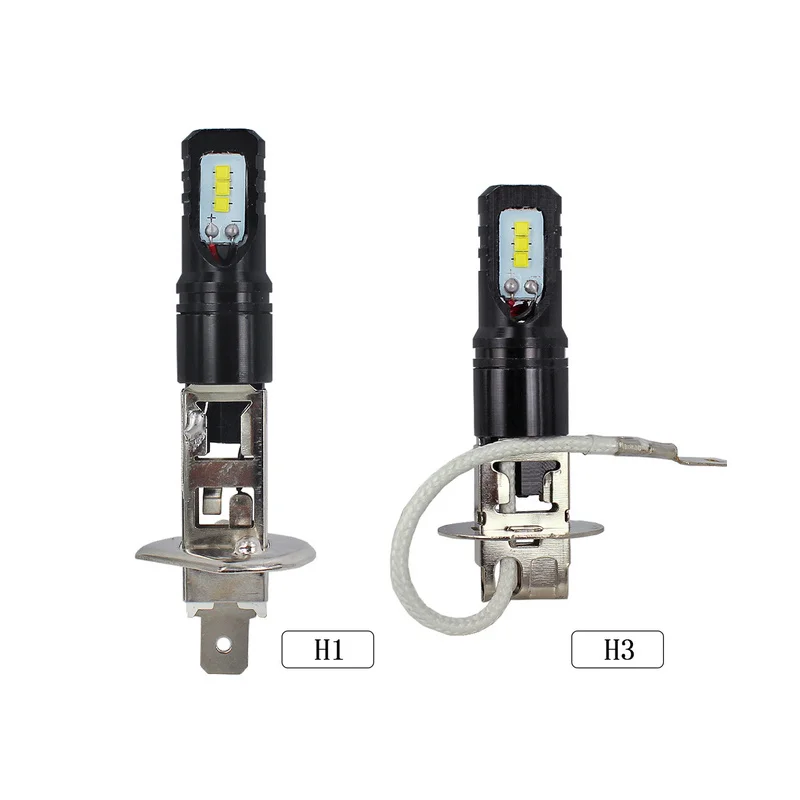 2 шт. Автомобильные фары CSP 1919 H1 H3 6SMD светодиодный передний противотуманный светильник s белый светильник 12 в 80 Вт 6500 к Автомобильный светодиодный противотуманный светильник s