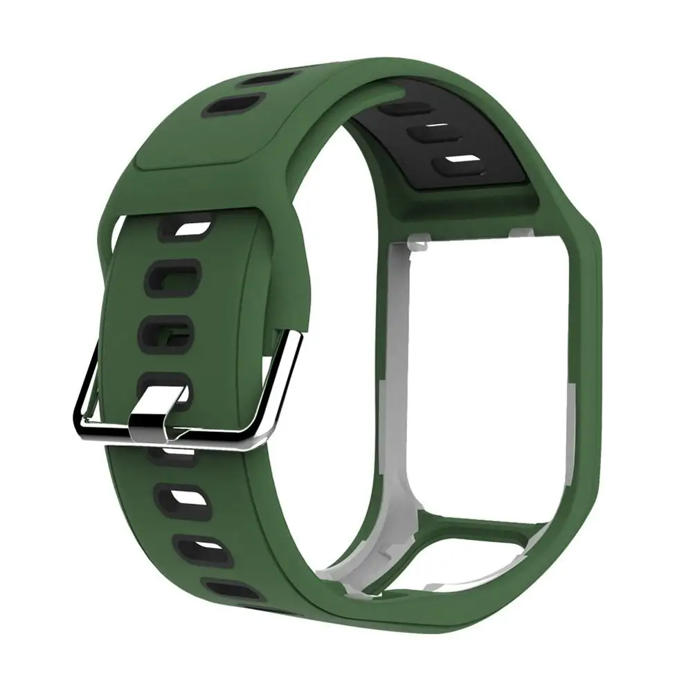 Силиконовый сменный ремешок для наручных часов для TomTom 2 3 SPARK Series Runner 2 3 Series Golfer 2 Series