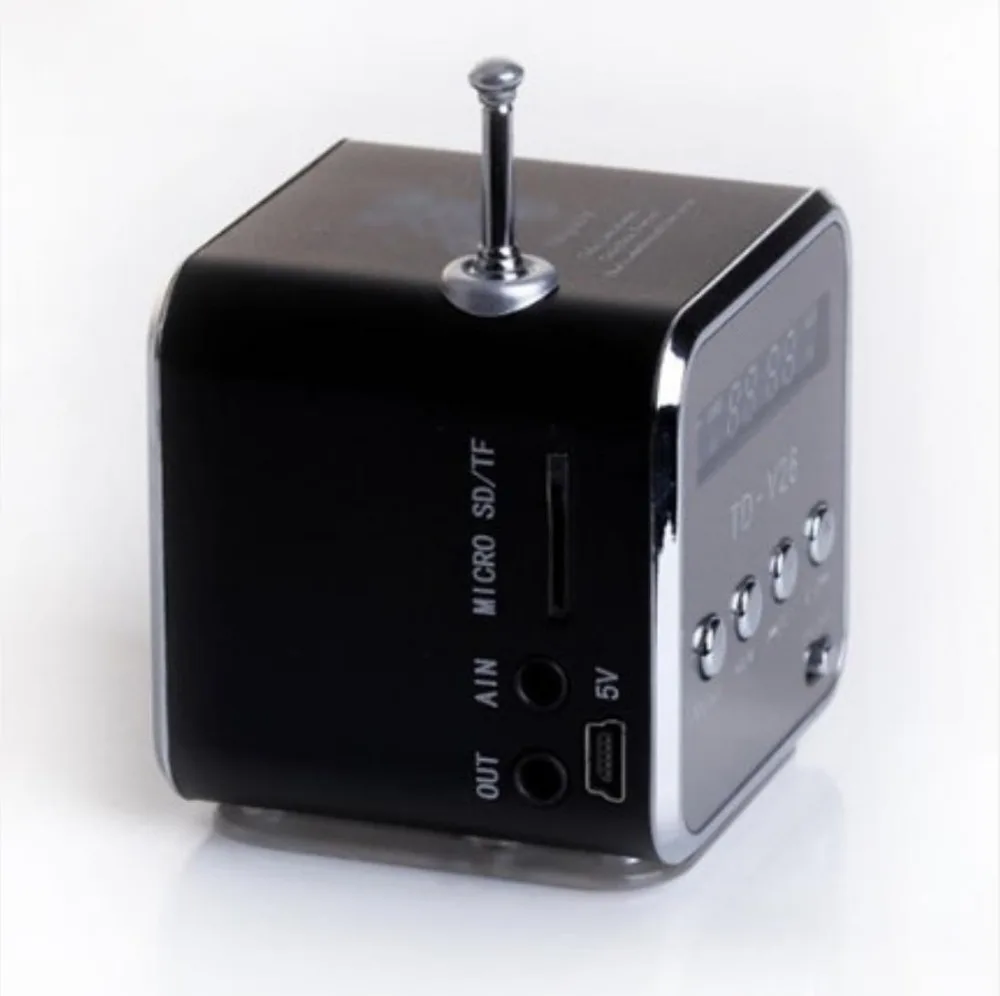 Dorupine TD-V26 мини MP3-плеер TF карта USB диск Micro SD карта FM радио линейный вход/выход звуковая коробка цифровая Портативная колонка
