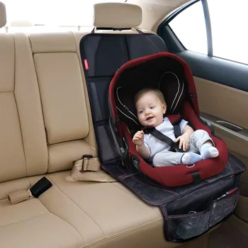 

2PCS Oxford Cotton Luxury Leather Car Seat Protector Child Baby Auto Seat Protector Mat Improved Protection For Seat 123X48cm