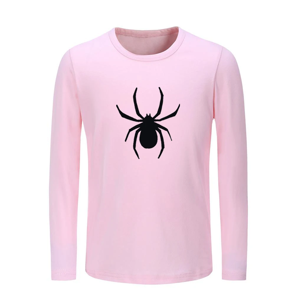 THE PRODIGY rock Band spider Cartoon Black Spider Pattern Kids T-shirts Childs Graphic Tee Shirts Boys Girls Tops Christmas Gift - Цвет: JeKP1097C