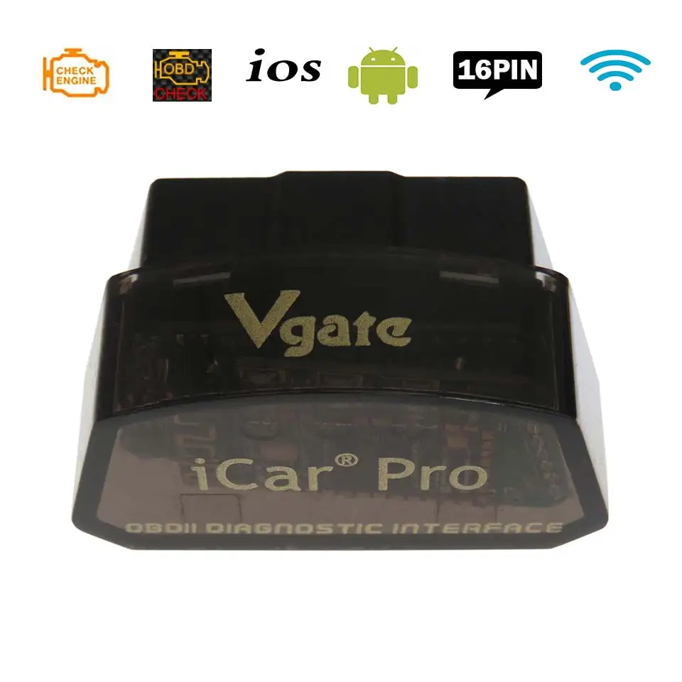 Vgate iCar Pro ELM327 WiFi OBD2 автомобильный диагностический сканер для Android/IOS ELM 327 V2.1 Wi Fi OBDII