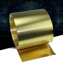1M Thin Brass Strip Thickness 0.1MM Width 300MM Brass Sheet Gold Film Brass Foil Brass Plate H62 