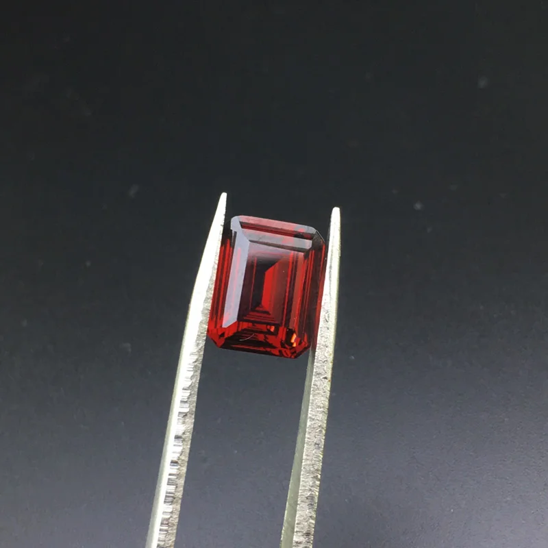 FFGems 100% натуральный гранат свободный камень восьмиугольник 8*10 мм 3.7ct AAAA класс