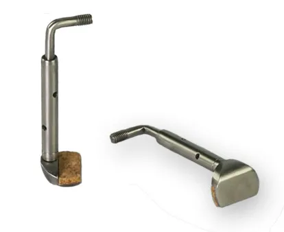 Titanium Chinrest Clamps Screws in Bright and Gun Gray Hook type for Viola | Инструменты