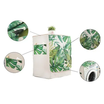 

1pc Durable Practical Forest Printing Dust Proof for Washing Machine Protecting Daily Life