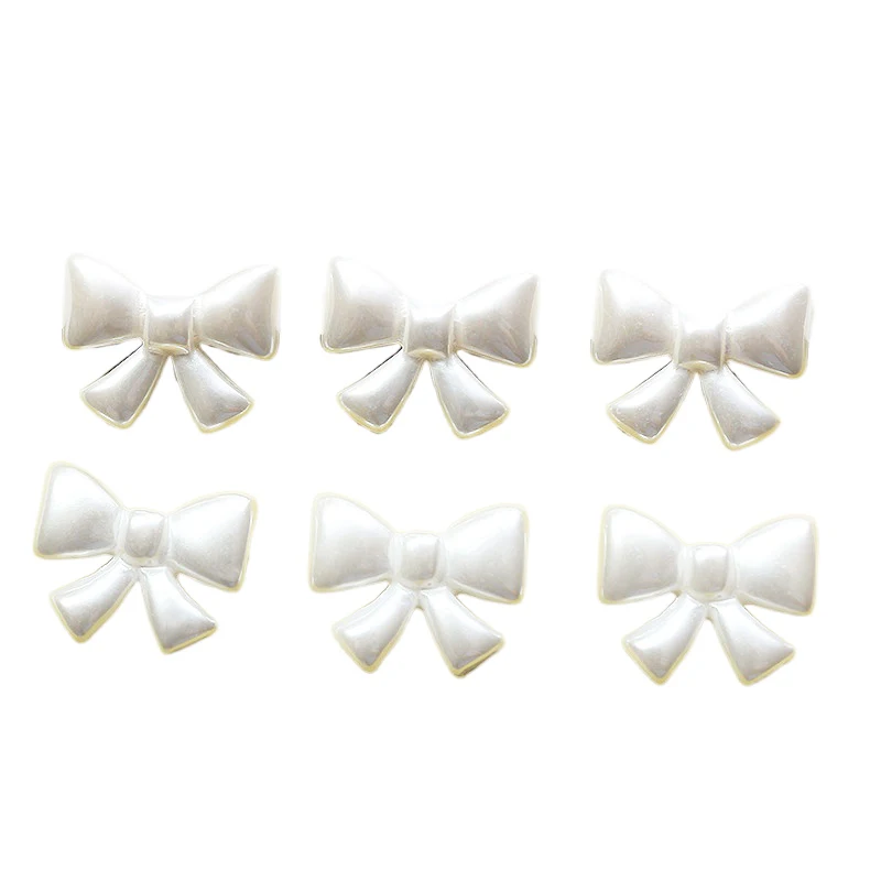 

22 * 18mm versatile Beizhu bowknot resin patch DIY Jewelry Earring hairpin headband pendant material 3pcs