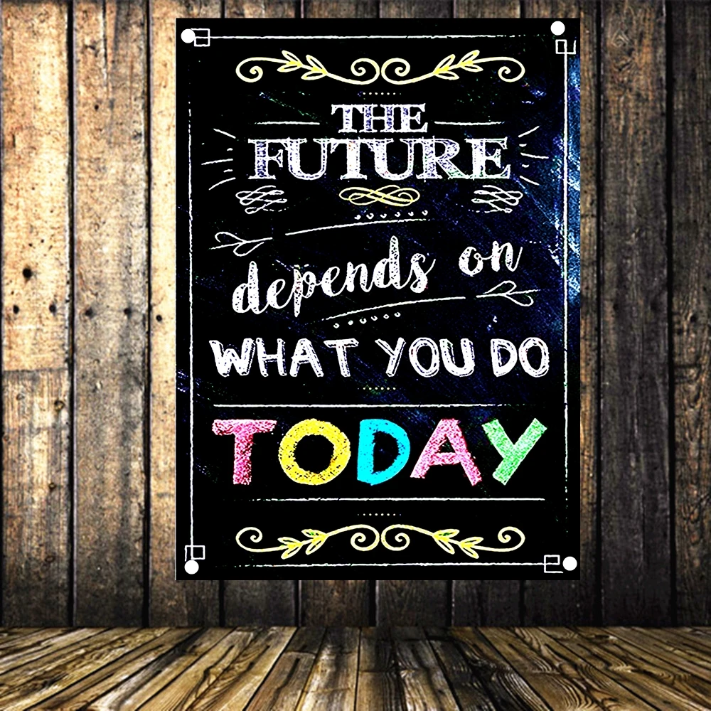 Мотивационный постер для классной комнаты современные картины на холсте