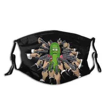 

Harajuku Pickle Rick With Replaceable PM2.5 Filters Reusable Face Mouth Mask Mouth Muffle Anti Bacterial Protection Cover