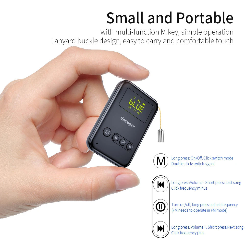 Multipoint Wireless Bluetooth Transmitter For Audio TV 3 5mm Jack Aptx Music AUX Bluetooth 4 0 Adapter For Two Headphones