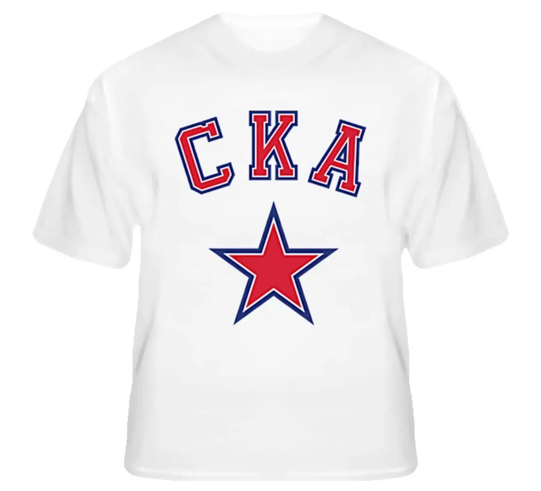 KHL CKA футболка с логотипом Российской хоккейной команды удобная Повседневная