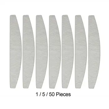 

1//5/10 Pcs/lot Grit Nail Files Buffer Professional Nail Art 100 180 Sanding Buffing Block Slim Crescent Pedicure Manicure Tool