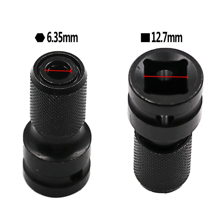 Electric wrench conversion head cover hex head conversion head 1/2 turn 1/4 expansion bit conversion head DT395