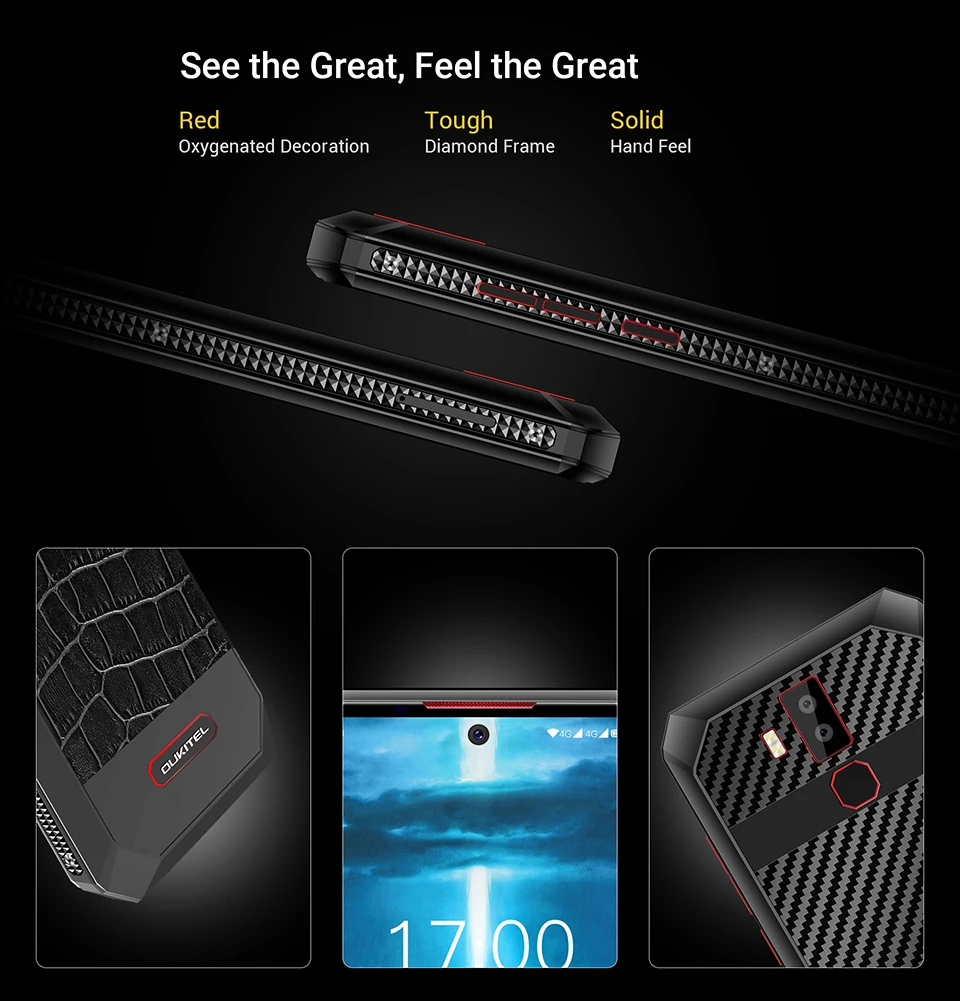 OUKITEL K13 Pro 11000mAh 6,4" 19,5: 9 Android 9,0 экран мобильного телефона MT6762 4G ram 64G rom 5 V/6A OTA NFC отпечатков пальцев Смартфон