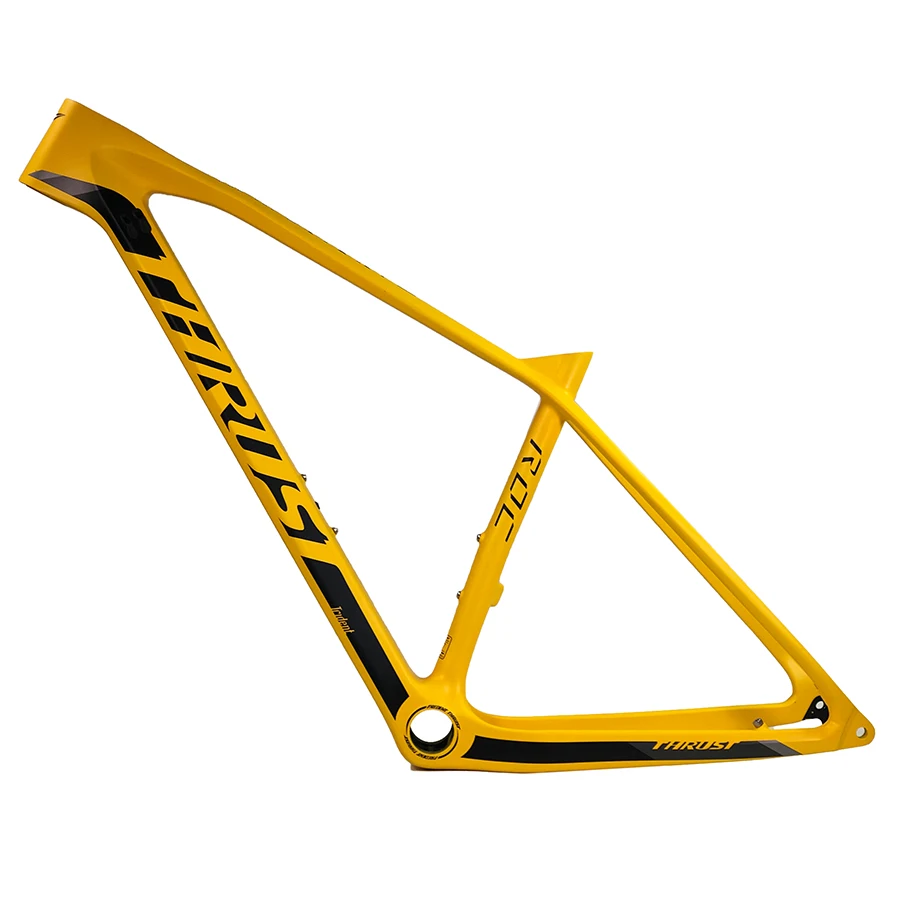 Тяга велосипед китайский карбоновый mtb рама 29er велосипед горный велосипед 29 Запасные детали для велосипеда, углепластик рама mtb карбоновая усилительная рама - Цвет: Yellow