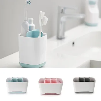 

New Toothbrush Toothpaste Holder Case Shaving Makeup Brush Electric Toothbrush Holder Organizer Stand Bathroom Accessories