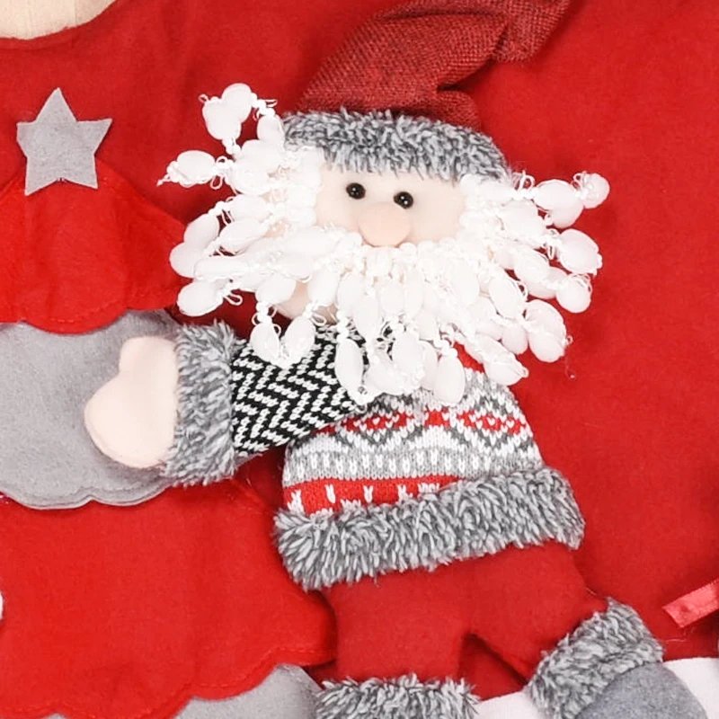 Новогоднее украшение Рождественская елка юбка Decoracion Navidad коврик Санта Клаус для елки праздничные вечерние украшения Рождественское украшение для дома
