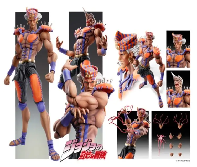 

2020 New JoJos Bizarre Adventure Diavolo Esidisi of the Flame PVC Cartoon Model Figure Dolls Children Toy