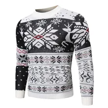HEFLASHOR Рождественский свитер унисекс для мужчин и женщин, Зимний вязаный пуловер, свитер с принтом, Рождественский свитер для пар, мужской свитер для женщин