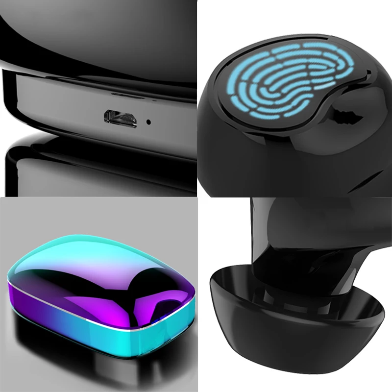 LEORY X29 TWS Wireless Stereo bluetooth 5.0 Earbuds LED Display Smart Touch Sound Earphone With Charging Case Binaural Headset