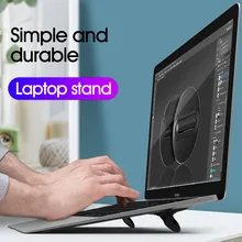 Adjustable Mini Portable Invisible Laptop Stand for NoteBook Universal Desktop Laptop Holder Cooling Pad Riser for Macbook Air