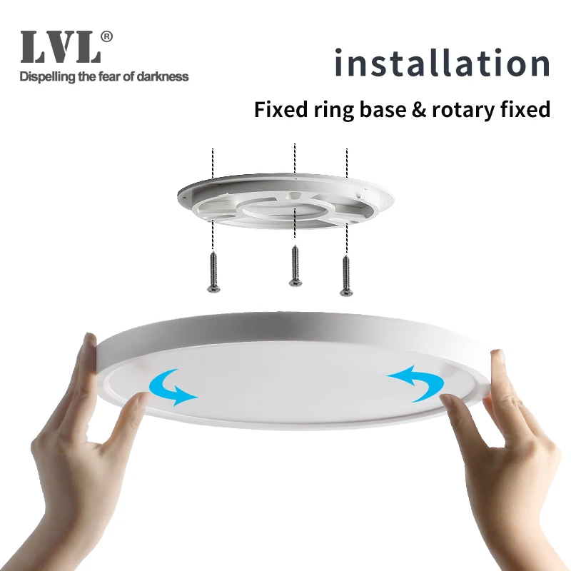  LED Ceiling Light Black Shell 12W 18W 24W 32W 4000K Modern Surface Ceiling Lamp For Kitchen Bedroom - 4000320430716