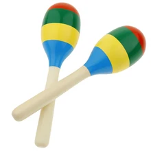 Набор из 2 детских музыкальных ударных Молот maraca, деревянный шейкер