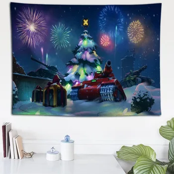 

Holidays Christmas Tapestry Mandala Wall Hanging Wall Tapestry Psychedelic Farmhouse Decor Dorm Room Wall Carpet Wall Blanket