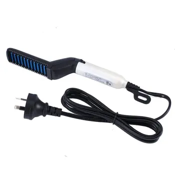 

Multifunctional Hair Comb Quick Beard Straightener Curling Curler Show Cap Men Beauty Hair Styling Tool Gift Box Pack