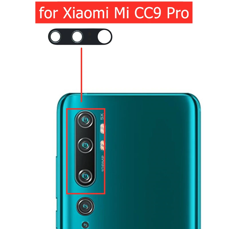 Стеклянный объектив для задней камеры Xiaomi Mi CC9 Pro 2 шт. | Мобильные телефоны и